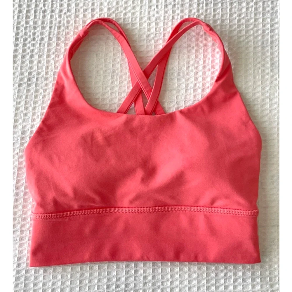 Lululemon LongLine Energy Bra Size 2 W2AV0S - Picture 2 of 4